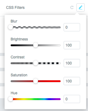 CSS filtering