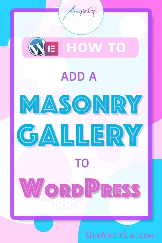 How To Add A Masonry Gallery To WordPress