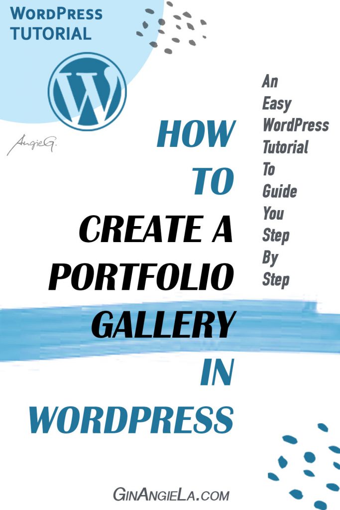 How To Create A Portfolio Gallery In WordPress