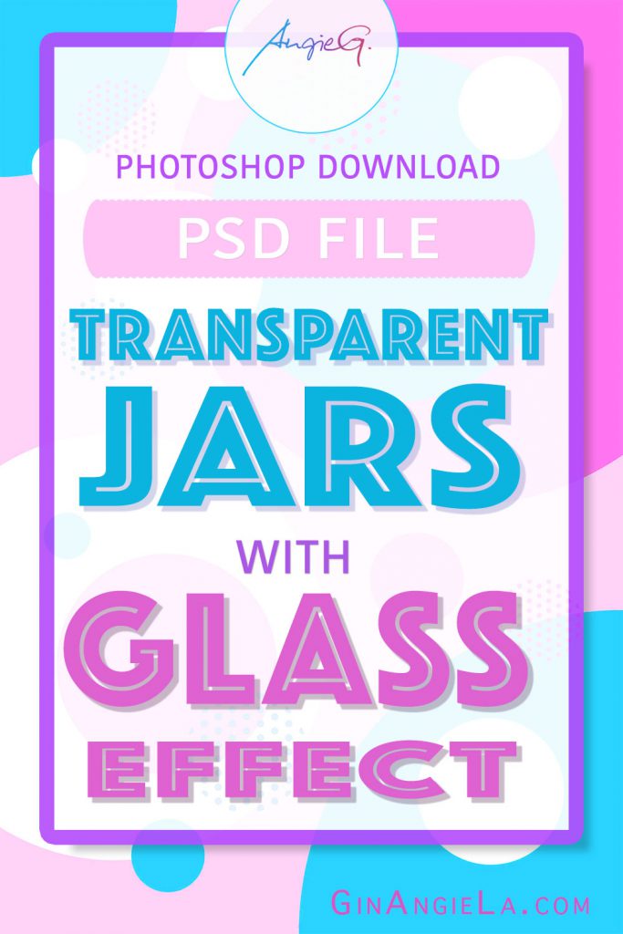 Transparent Jars With Glass Effect – Photoshop Download