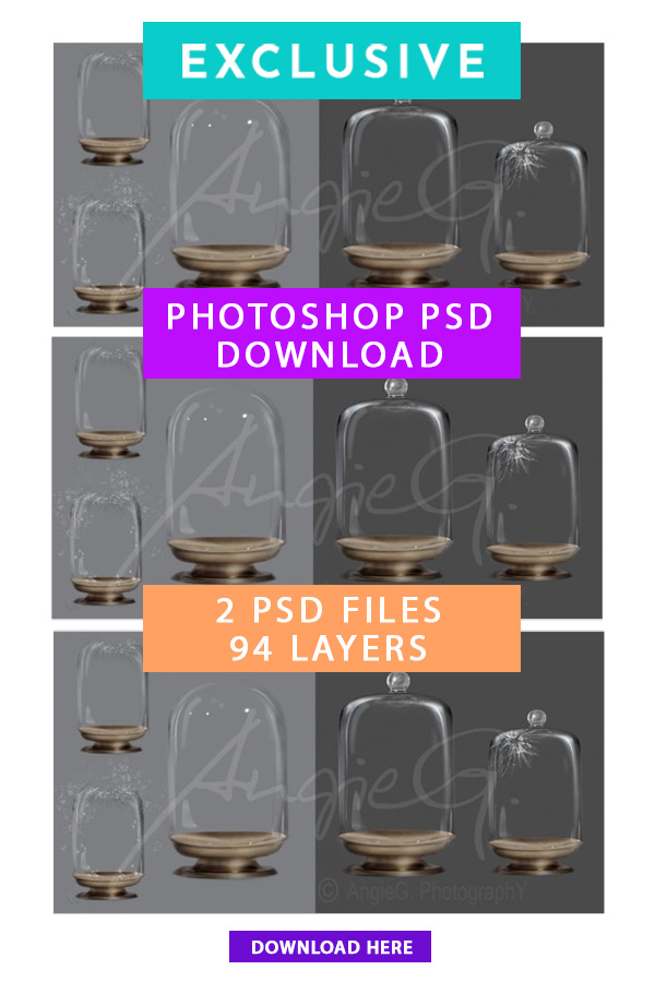 Transparent Jars With Glass Effect – Photoshop Download