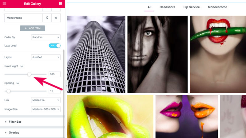 Create a tiled portfolio gallery in WordPress