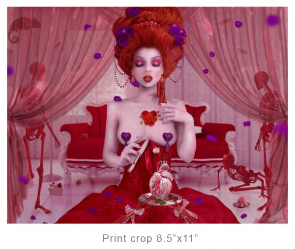 Rose Red Supper (Print crop)