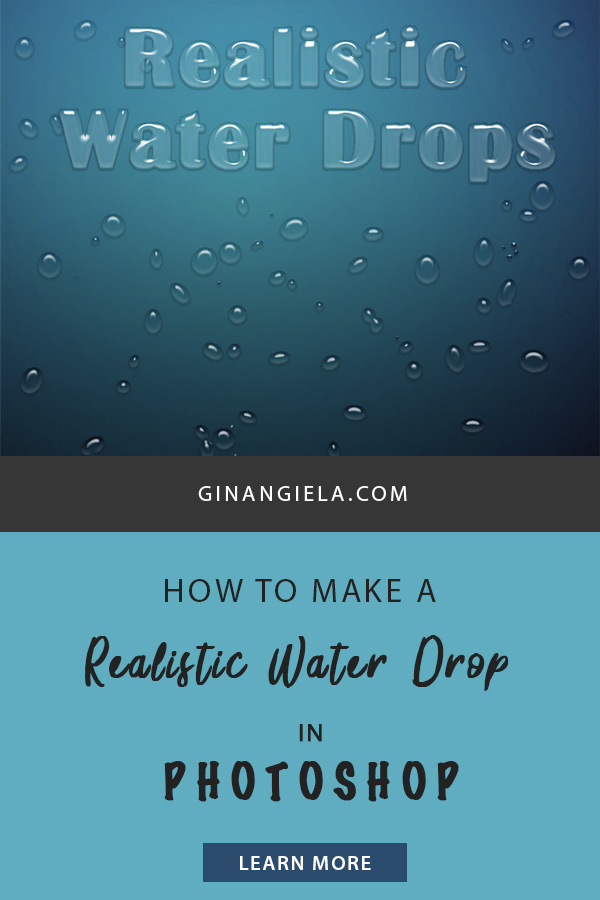 How To Make A Realistic Water Drop In Photoshop – (FREE Download!)