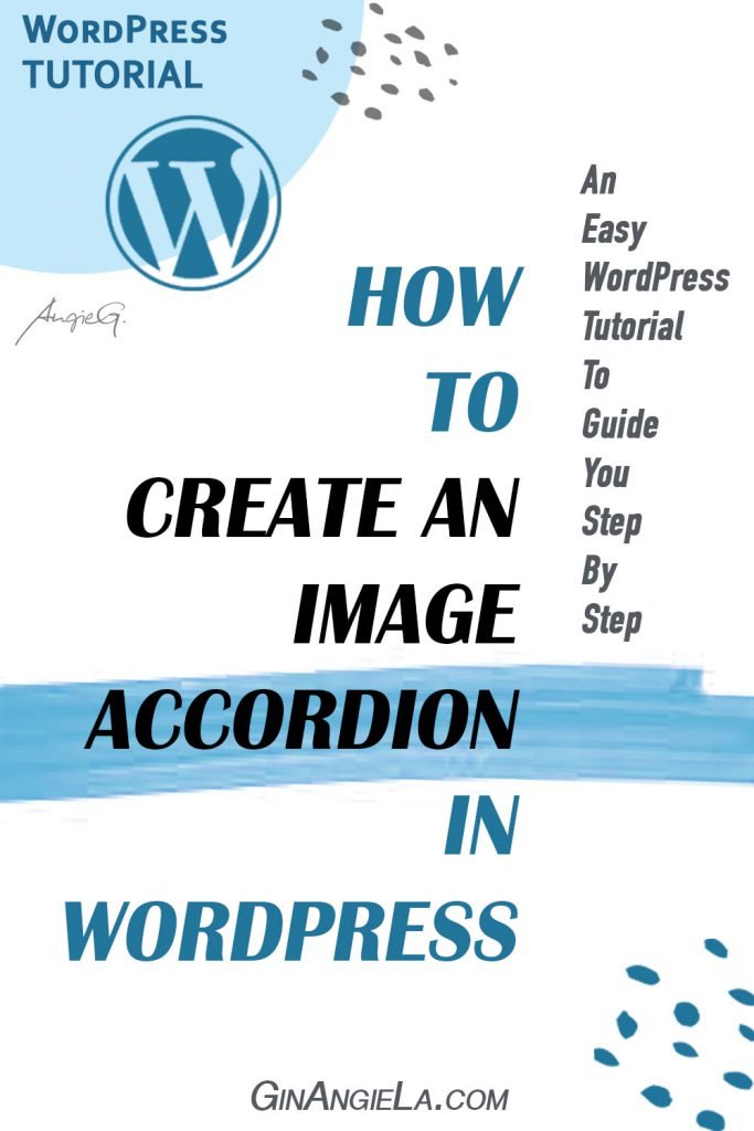 How To Create An Image Accordion In WordPress