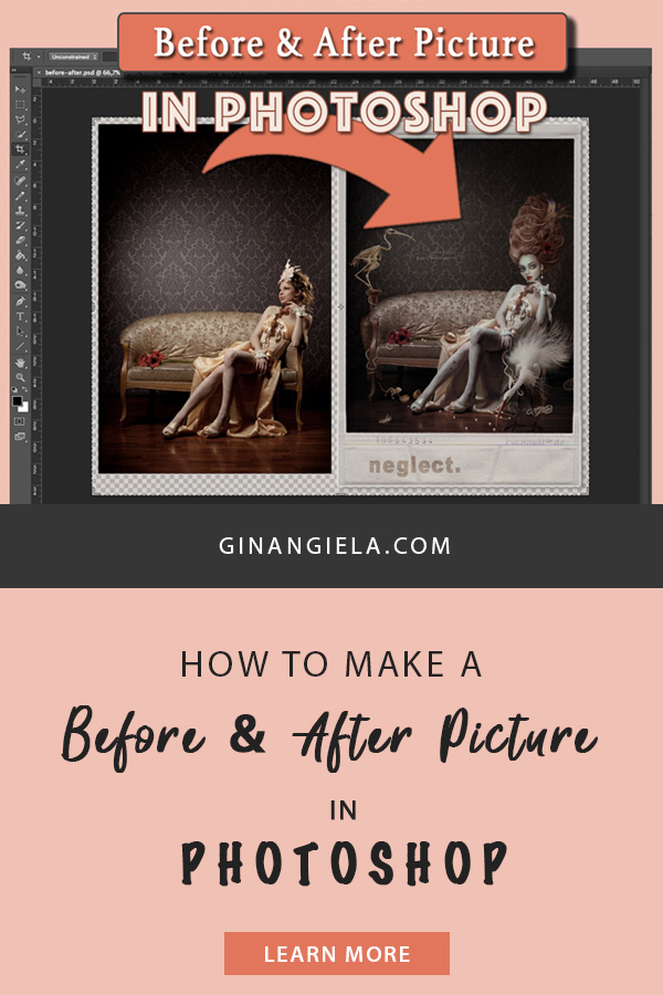 How To Make A Before And After Picture In Photoshop