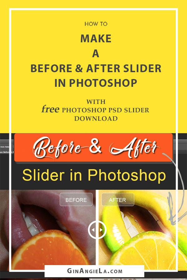 How To Make A Before And After Slider In Photoshop – (FREE Slider Download!)