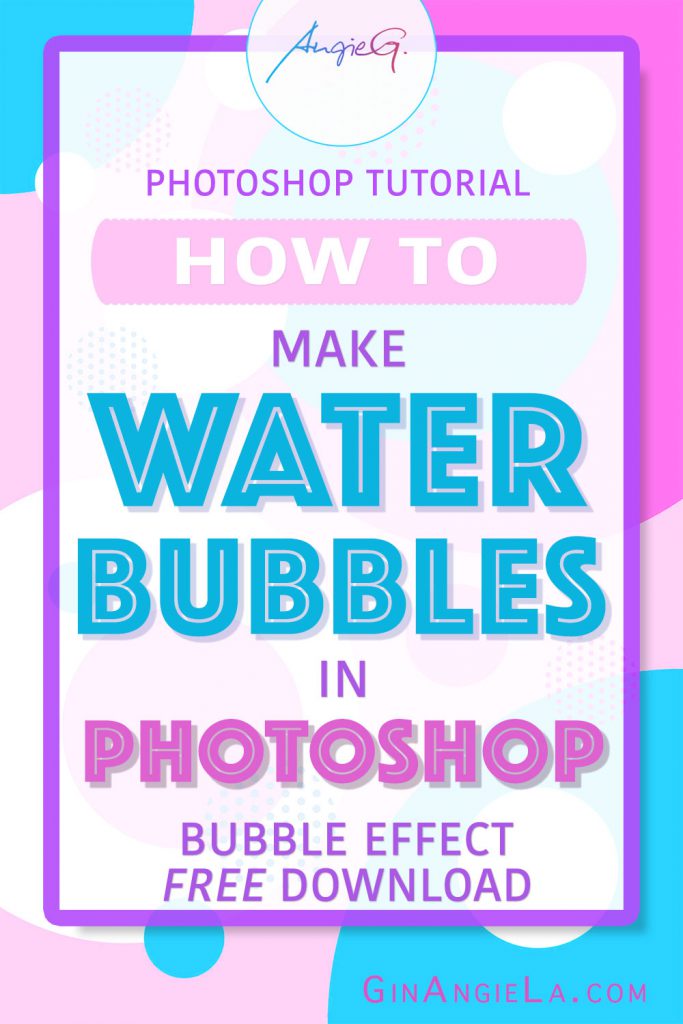 How To Make Water Bubbles In Photoshop – Bubble Effect FREE Download!