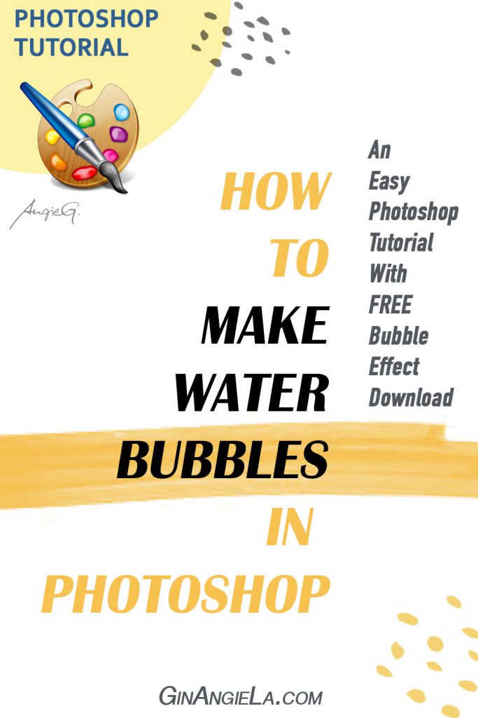 How To Make Water Bubbles In Photoshop – Bubble Effect FREE Download!