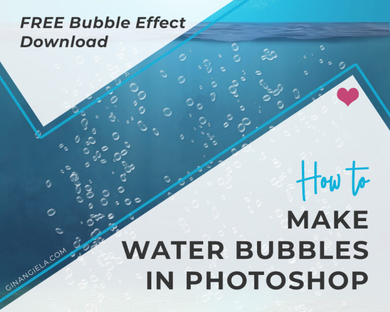 How To Make Water Bubbles In Photoshop (+ FREE Bubble Effect Download!)