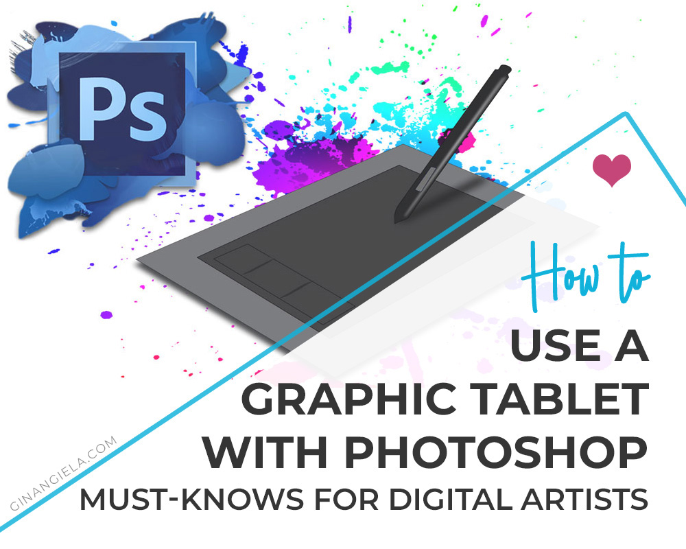 How to use a graphic tablet with Photoshop