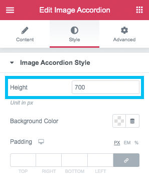 you've just created an image accordion in WordPress with a horizontal layout