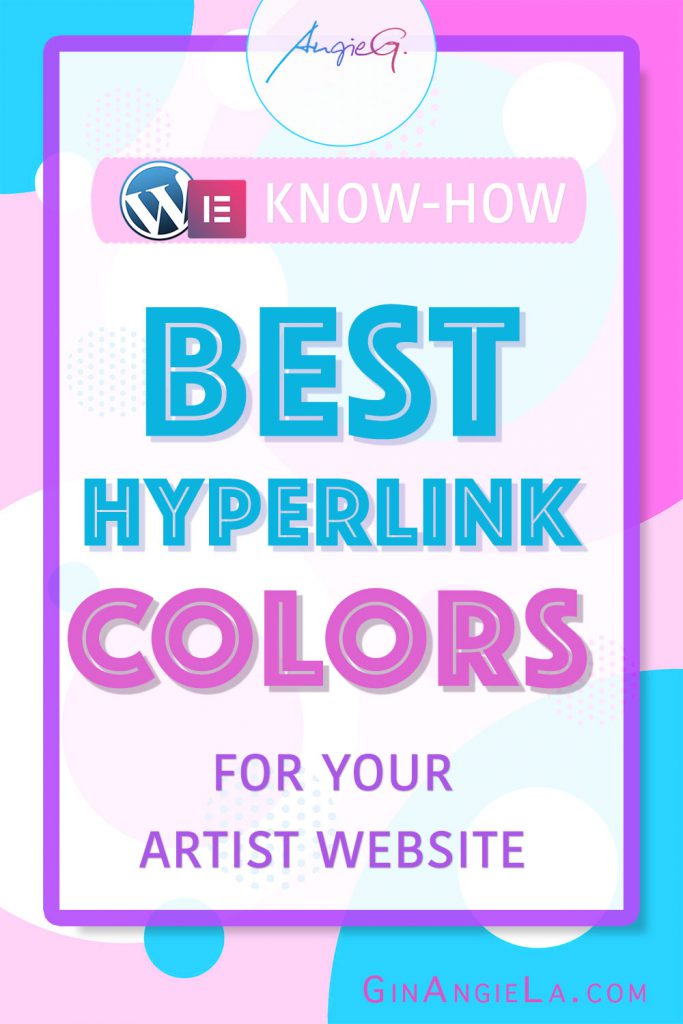 Best Hyperlink Colors For Your Artist Website – With Hyperlink Style Guide