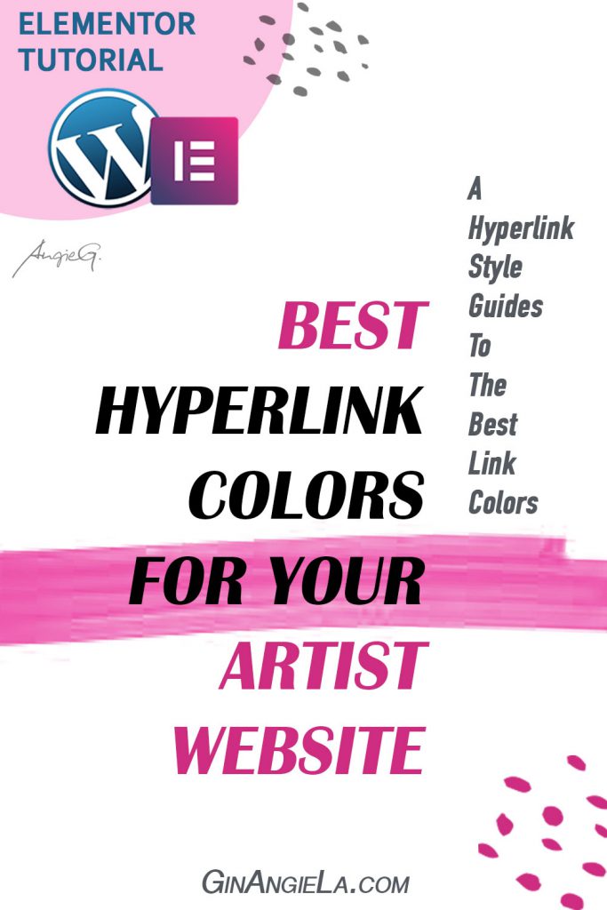 Best Hyperlink Colors For Your Artist Website – With Hyperlink Style Guide