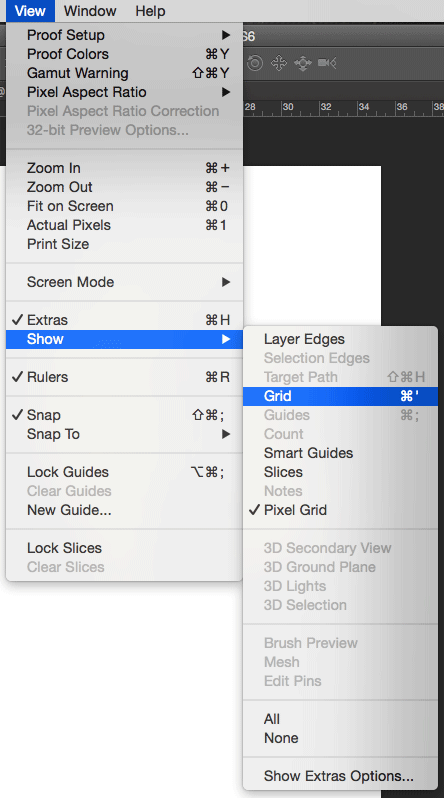 Does Photoshop have a grid maker?