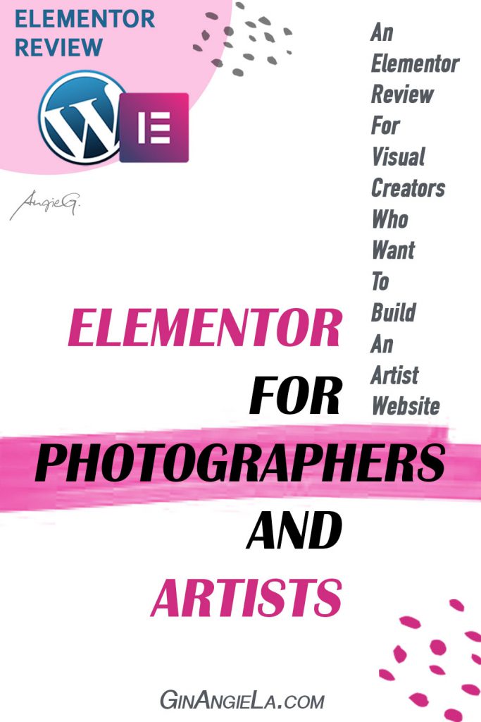 Elementor For Photographers And Artists – QUICK & EASY Page Builder