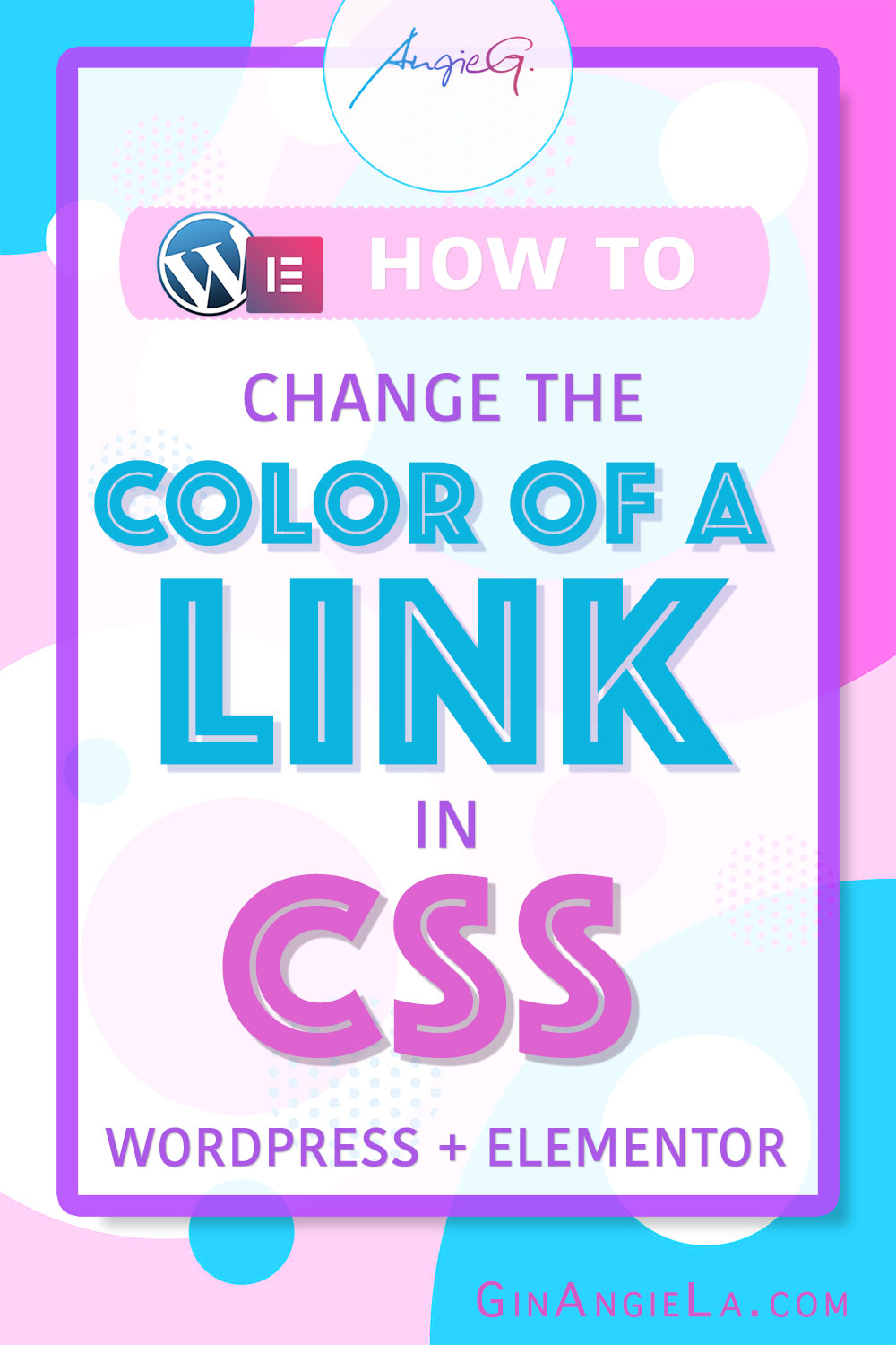 How To Change The Color Of A Link In CSS – WordPress + Elementor