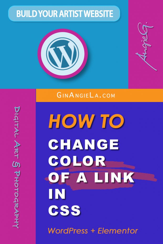 How To Change The Color Of A Link In CSS – WordPress + Elementor