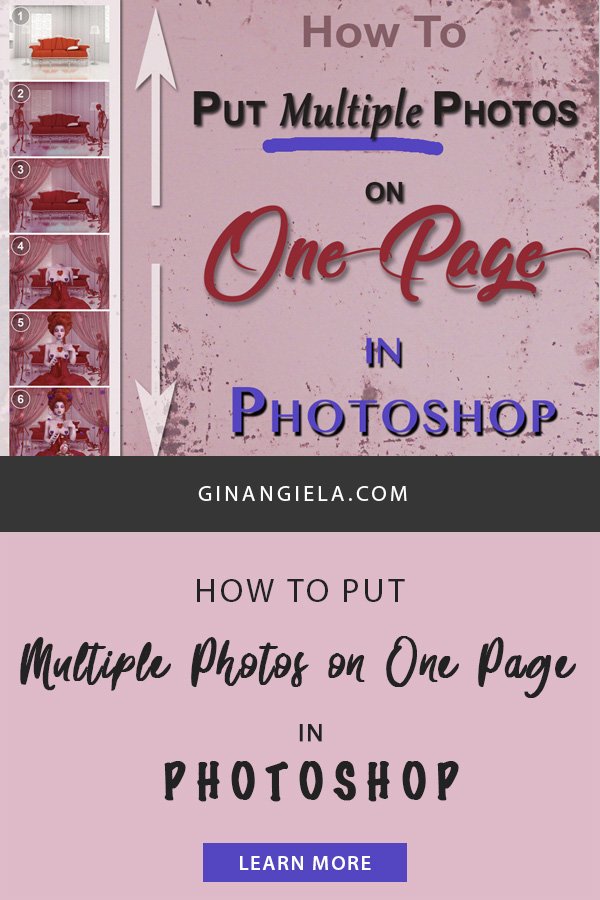 How To Put Multiple Photos On One Page In Photoshop