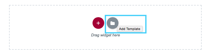 'Add Template' button