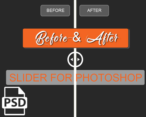 Before and After Slider Photoshop