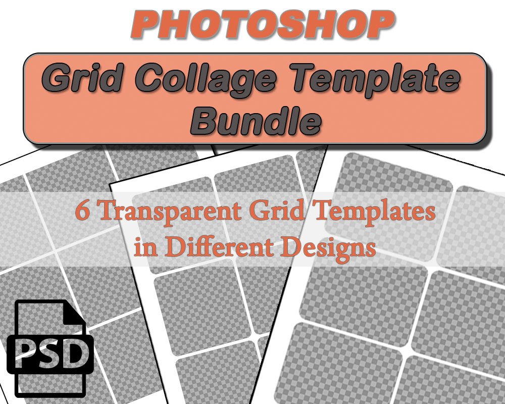 Photoshop Grid Collage Template