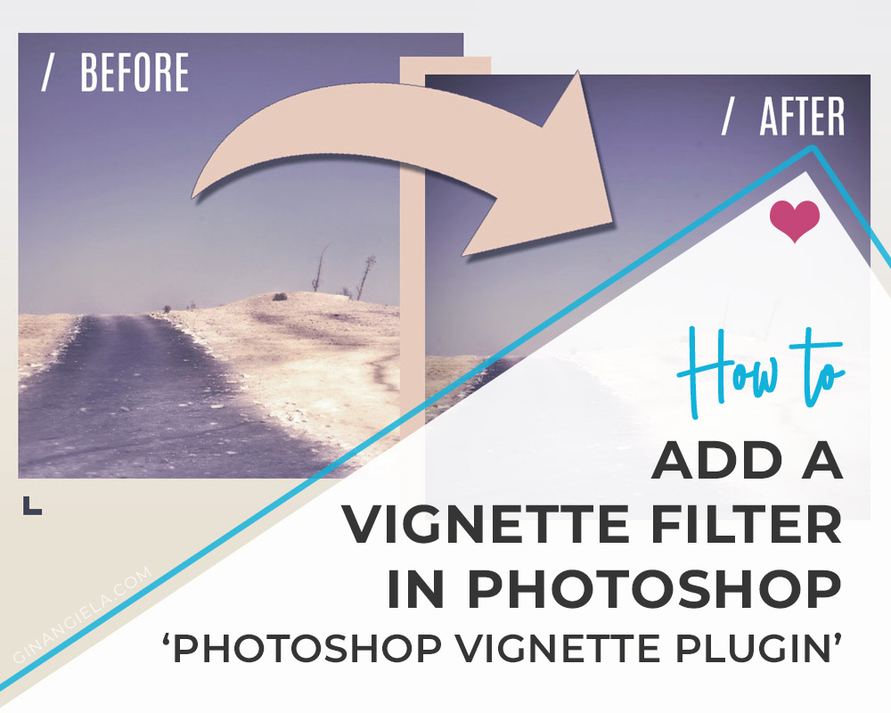 How to add a vignette filter in Photoshop