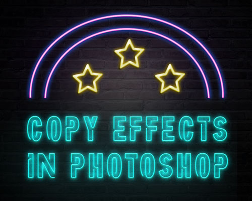 How to copy a single effect to another layer in Photoshop