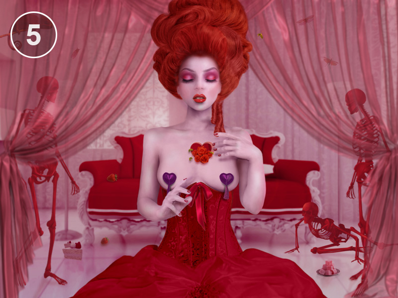 WiP Digital Art: #5 Rose Red Supper