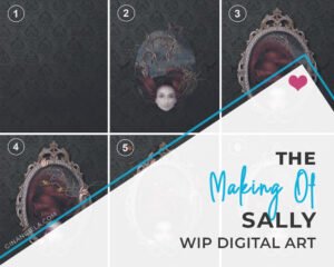 WiP Digital Art: The Making Of Sally
