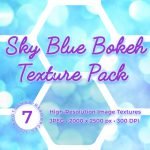 Sky Blue Bokeh Texture Pack – HR Stock Images
