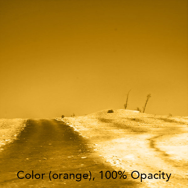 Color (orange), 100% Opacity – 100% Fill