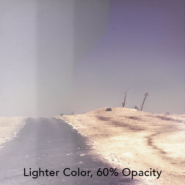 Lighter Color, 60% Opacity