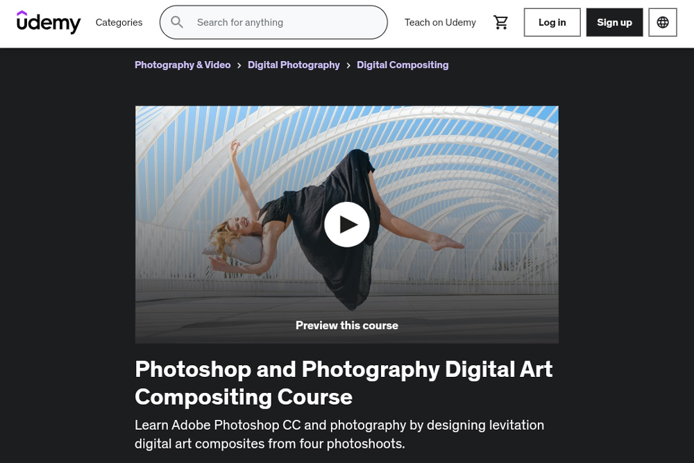 Udemy Photoshop and Photography Digital Art & Compositing