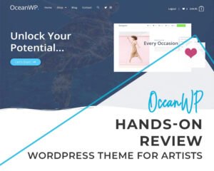 Is OceanWP a good theme for artists?