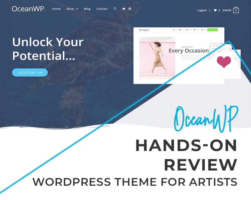 Is OceanWP A Good Theme For Artists? – Hands-On Review By An Artist