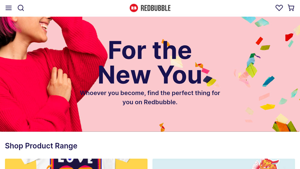 RedBubble is one of the best go-to places to sell art online.