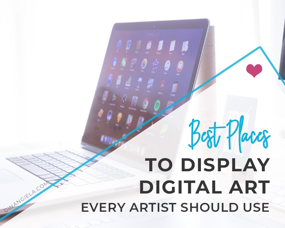Where to display digital art?