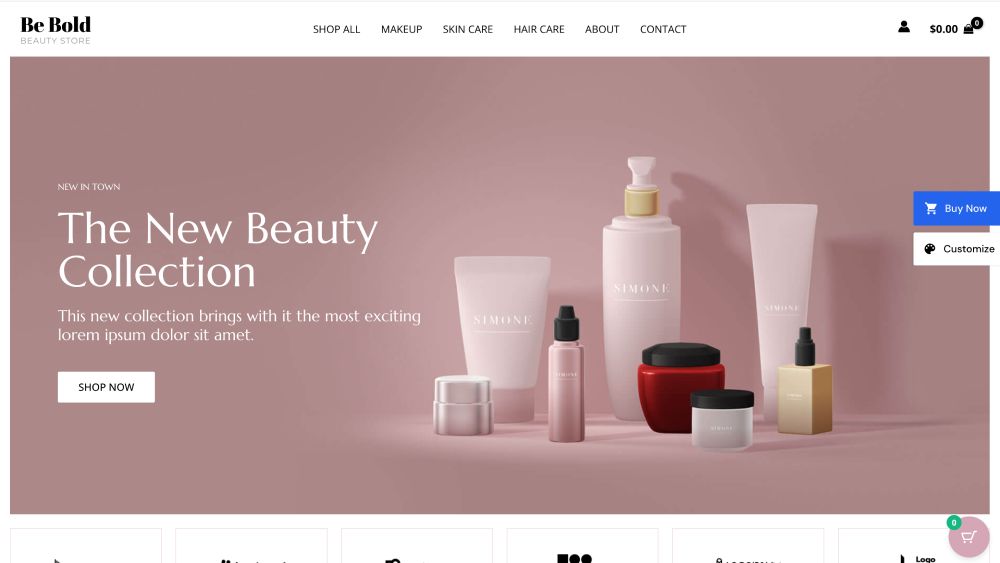 Astra Be Bold WordPress theme