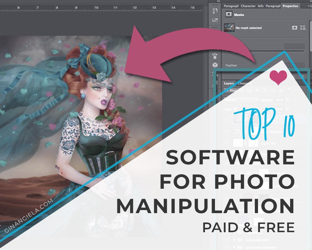 TOP 10 Best Software For Photo Manipulation [Paid & Free]