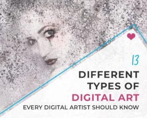 What are the different types of digital art?