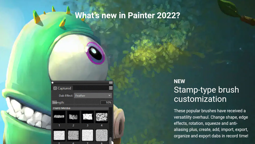 Corel Painter is one of the best programs to create NFT art