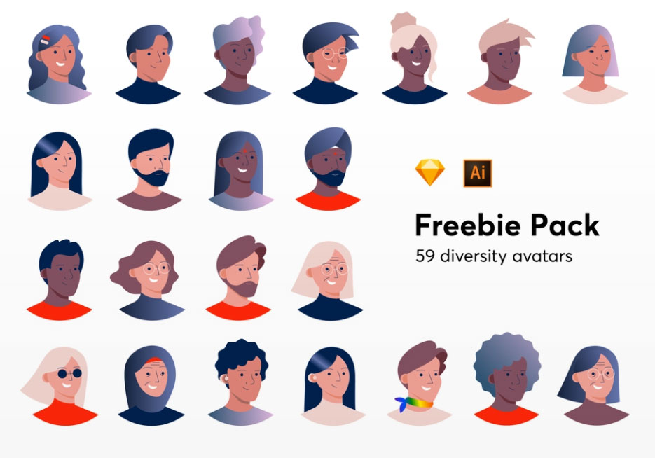 Inclusive design avatar pack by Netguru on Dribbble