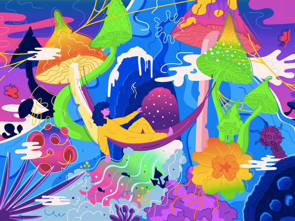 Psychedelic design by serj marco on Dribbble