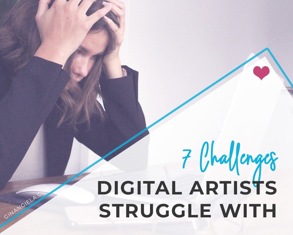 Digital artist struggles
