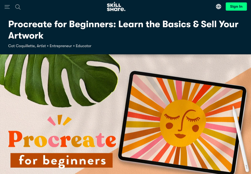 Step-by-step digital art for beginners: Procreate Basics