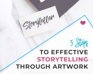 What makes storytelling through artwork effective?