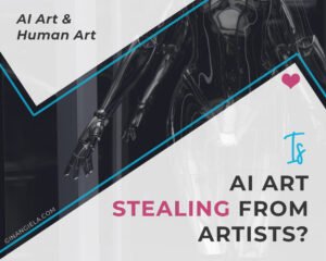 Is AI art stealing from artists?