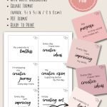 101 Printable Cards with Positive Affirmations For Artists