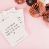 Cards Printed on White Cardstock (Version 2)
